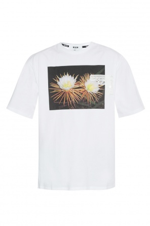 T-shirt z motywem kwiatowym, zdjęcie 1 T-shirt z motywem kwiatowym od MSGM